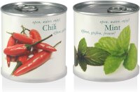 MacFlowers® Blumen in der Dose Geschenk Set - Chili -...