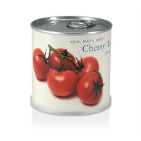 MacFlowers® Cherry Tomate | Anzuchtset als besonderes Geschenk | Instant Gardening | Mit Einer Sorte Samen in süßer Blumendose