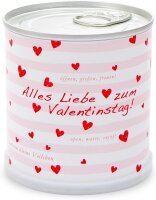 Blumengrüße aus der Dose - Valentinstag...